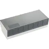 Edding Tafelwischer e-BMA 2, mit Magnetstreifen, nachbestückbar, L 165 x B 75 x H 47 mm, weiß-anthrazit