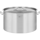 Royal Catering RCST-113E3-S Kochtopf inkl. Deckel, Edelstahl, 45 cm Durchmesser, Induktionsherd-geeignet, Antihaftbeschichtung