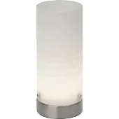 Brilliant Tischlampe Daisy | dekorative Nachttischleuchte | Glas/Metall | eisen/weiß | 4,5 W