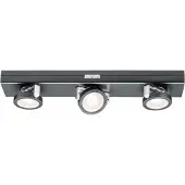 Paulmann 70636 Rotate LED-skabslampe Varmhvid Antracit, Krom (mat)