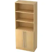 Hjh OFFICE PRO SIGNA G 7700 RE - Ahorn 5 OH Schrank Relinggriff Kunststoff