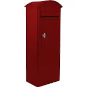 SafePost 70-5 Combi Briefkasten rot