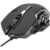 Manhattan 179256, rechts, Optisch, USB Typ-A, 3200 DPI, Schwarz