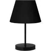 Opviq , Hochwertige Tischlampe, 100% Metall, Schwarz, Höhe: 36 cm, Kabel: 150 cm, Fassung: 1 x E27 max. 40 W, elegantes Design für moderne Wohnräume und Büros.