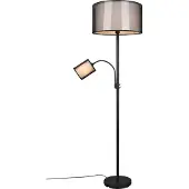 TRIO Designer-Tischlampe Burton mit Leselampe