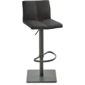 Mayer Bar-/Tresenhocker 1285 Gestell grau Sitzschale, schwarzgrau Steppnaht,