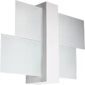 Licht-Erlebnisse Moderne Wandleuchte (Modern Kunstvoll, Weiß, Klar) Innenlampe Flurleuchte Holzleuchte Wandlampe