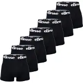 Ellesse Herren Boxer Shorts, 7er Pack - Yema 7 Pack Boxer Shorts, Logo, Cotton Stretch