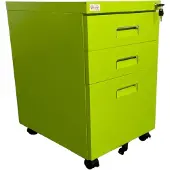 Jet-Line Rollcontainer PAUL grün Rollschrank Bürocontainer knock-down