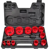 AWTOOLS Bimetall-Lochsägen-Set 15 Elem. 19-76 Mm