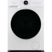 Midea MF200W100WB-14A Waschmaschine, 10 kg, 1400 U/min, Quiet Inverter Motor, Steam Care, Nachlegefunktion, App-Steuerung, AquaStop, 59,5 cm, Weiß – Energieeffizienzklasse A