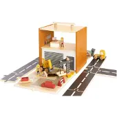 Pinolino Spielwelt „Baustelle Gustav” mit Zubehör