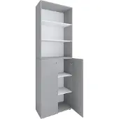 VCM Schuhschrank "XL Holz Großer Schuhschrank Schuhkommode Lona 6", grau, B:70cm T:40cm, Obermaterial: 100% Holz Wood., Schränke, Schuhschrank