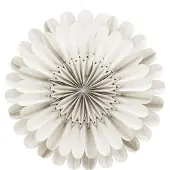 Ebuy24 Järvsön Weihnachtsstern mit Licht Papier Ø60 cm Pendelleuchte beige.