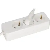 EGB 3-fach Tischdose 3x1,5 weiss 3m