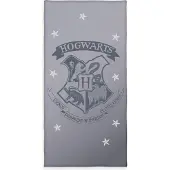 Lizenz Harry Potter Velours-Handtuch Grau 70 x 140 cm