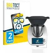 BROTECT 2x Für Vorwerk Thermomix TM6 Schutzfolie Displayschutz Display Schutz Folie Klar Transparent