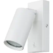 Licht-Erlebnisse Wandlampe Metall GU10 verstellbar Weiß Spot Lampe Wand