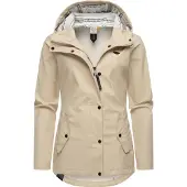 Ragwear Regenjacke "YM-Marge" mit Kapuze stylische Übergangsjacke mit großer Kapuze