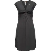 Ragwear Jerseykleid "Comfrey Solid" Ohne Taschen stylisches Sommerkleid mit tiefem V-Ausschnitt