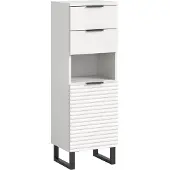 Xonox Badezimmreschrank | Standschrank Riff | weiß