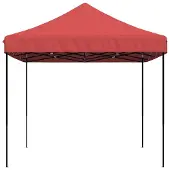 vidaXL Partyzelt Faltbar Pop-Up Burgunderrot 440x292x315 cm