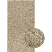 vidaXL Teppich ZIZUR Beige 80x150 cm Jute-Optik Indoor und Outdoor