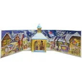 Richard Sellmer Verlag 3D Panorama Adventskalender Kapellenplatz Nostalgie 1956