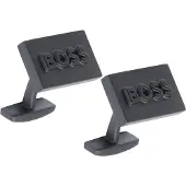 BOSS 50501879-001 Manschettenknöpfe Schwarz Rechteckig B-Blackboss