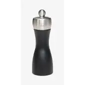 Peugeot Salzmühle FIDJI 15cm Schwarz Edelstahl Buchenholz Stahlmahlwerk