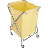 Royal Catering Faltbarer Wäschewagen aus Edelstahl 200L