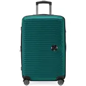 Hauptstadtkoffer - Mitte - Mittelgroßer Koffer Trolley Hartschalenkoffer, Check-In Gepäck mit XL Erweiterung, Dopperollen, TSA-Schloss, 68 cm, 88 L,Türkis