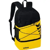 Erima SIX WINGS Rucksack gelb/schwarz 1