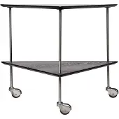 Fritz Hansen AJ Trolley Black - , Schwarz, für Wohnzimmer, Metall