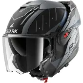Shark Oxo Rydger Mat Anthrazit Blau Schwarz ABK Größe L