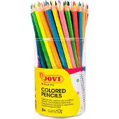 Jovi Buntstifte Woodless VE=84 Stück farbig sortiert Runddose