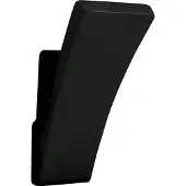 Estamp Mantelhaken Prokion Breite 25 mm, Höhe 56 mm, ZN schwarz matt