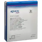 ConvaTec Aquacel Foam adhäsiv 12,5x12,5 cm Verband 10 St