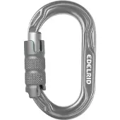 Edelrid - Kiwi Triple - Verschlusskarabiner Gr One Size grau