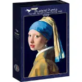 Bluebird Puzzle Kunst-Puzzle Vermeer Mädchen mit dem Perlenohrring 1000 Teile