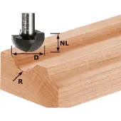 Festool Hohlkehlfräser HW R6,35