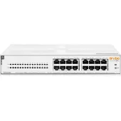HP Aruba Networking Aruba Instant On 1430 16G Class4 PoE 124W, Unmanaged, L2, Gigabit Ethernet (10/100/1000), Power over Ethernet (PoE), Rack-Einbau, 1U