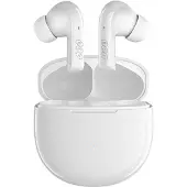 QCY Weiße In-Ear-Kopfhörer mit schlankem Design - Ohrhöhrer T18 mit bis zu 7 h Wiedergabezeit