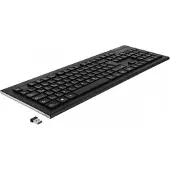 DeLOCK 12671, Volle Größe (100%), Kabellos, RF Wireless, QWERTZ, Schwarz