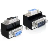 DeLOCK 65267, Sub-D 9 pin, Sub-D 9 pin, Schwarz