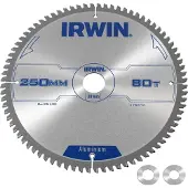 Irwin IRW1907778 250 x 30 mm 80Teeth Professional Kreissägeblatt Aluminium