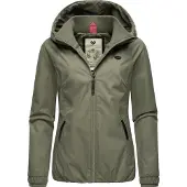 Ragwear Outdoorjacke "Dizzie" mit Kapuze Wasserdichte Übergangsjacke mit großer Kapuze