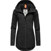 Ragwear Outdoorjacke "Zuzka" mit Kapuze stylische Übergangsjacke mit großer Kapuze