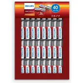 Philips 1x40 Power Alkaline Aa Batterie Vorteilspa - Batterie