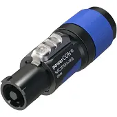Neutrik NAC3FXXA-W-S - powerCON blau PowerIn